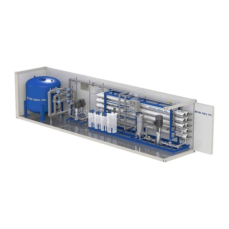 integrated container water purification plant