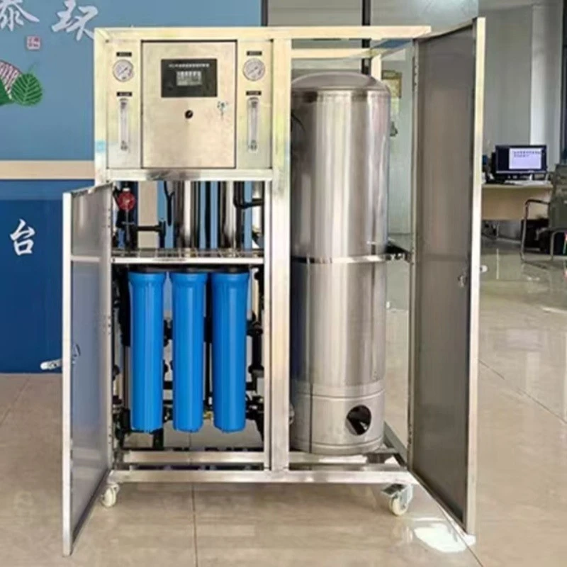 High-flow RO drinking water system with storage tank