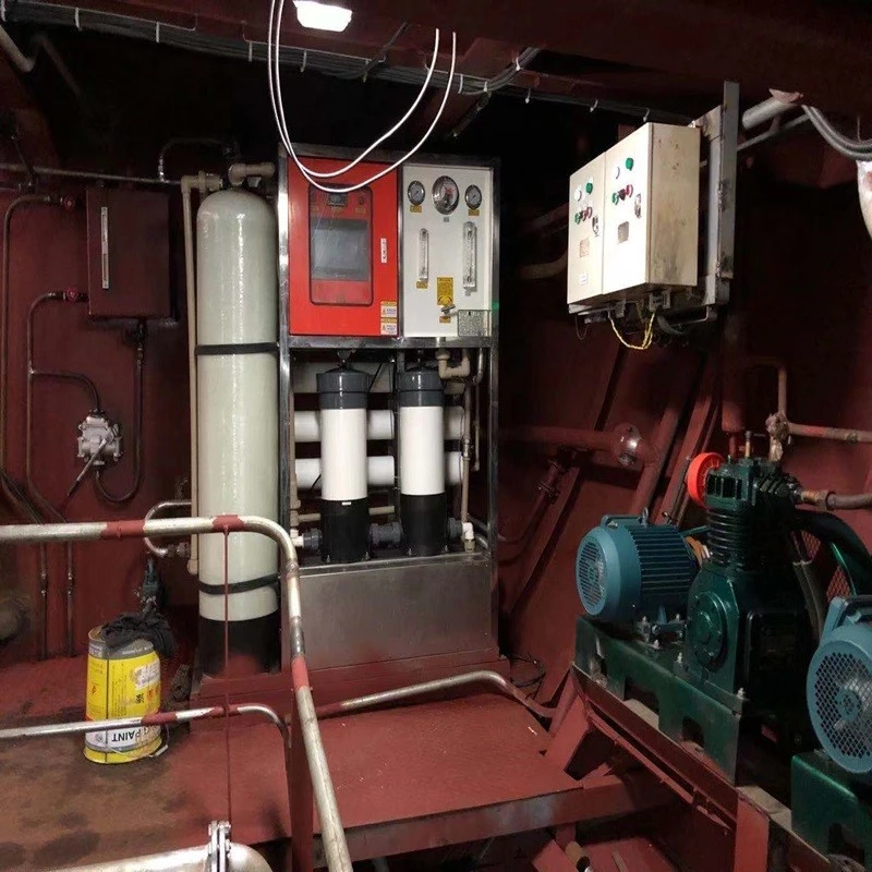 mobile reverse osmosis seawater treatment unit