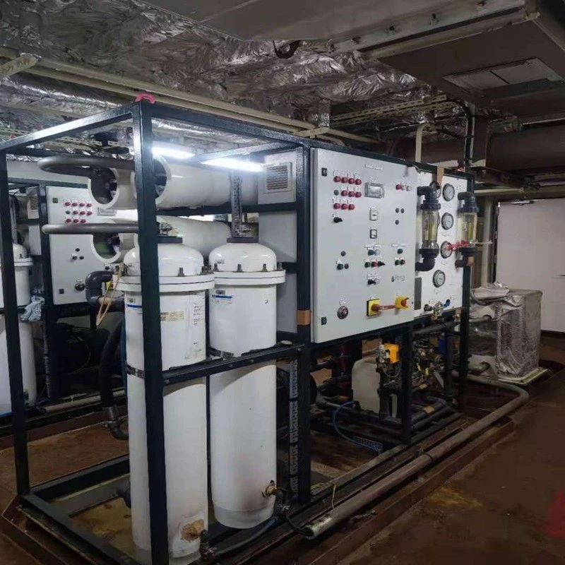 modular SWRO desalination skid in container