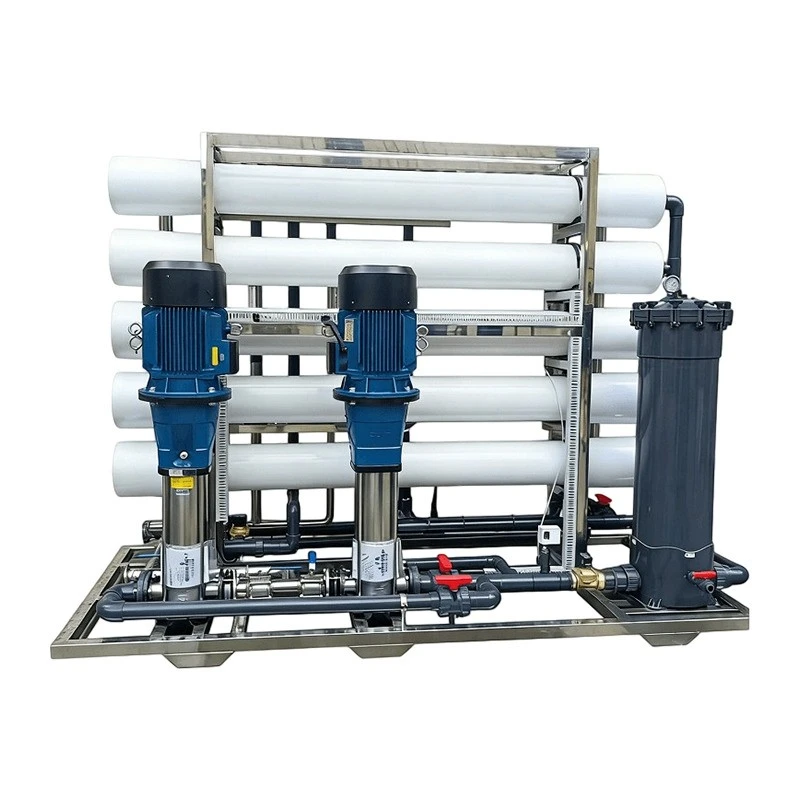 rapid flow water purification system